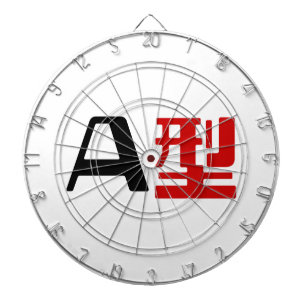 Blood Group A Japanese Kanji Dartboard