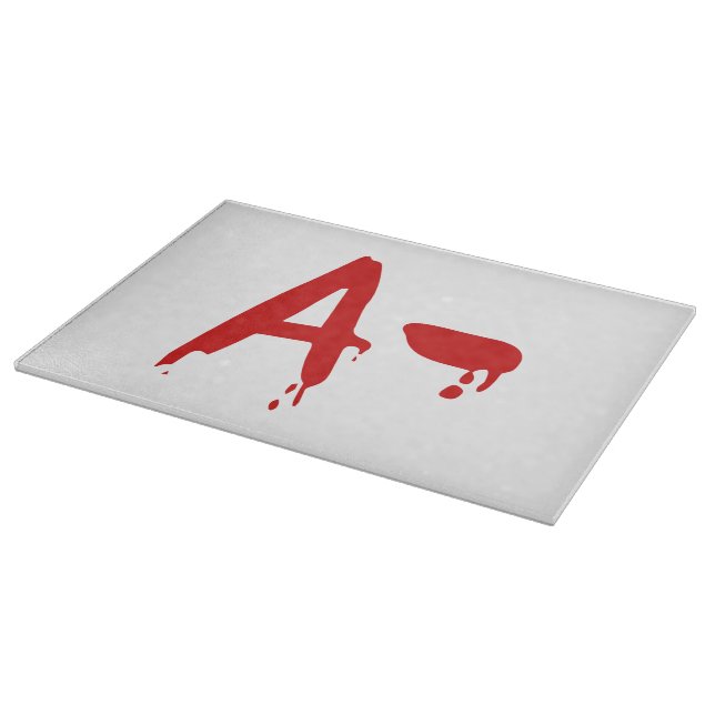 Blood Group A- Negative #Horror Hospital Cutting Board (Corner)