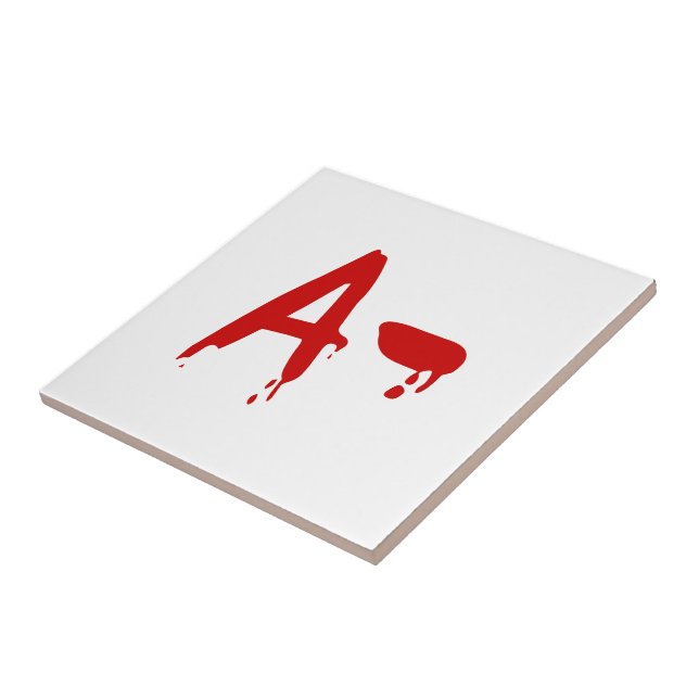 Blood Group A- Negative #Horror Hospital Tile (Side)