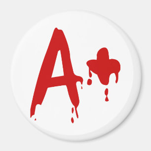 Blood Group A+ Positive #Horror Hospital Magnet