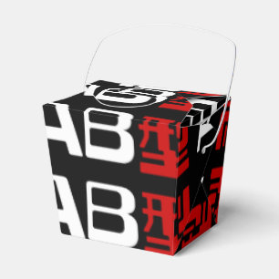 Blood Group AB Japanese Kanji Favor Box