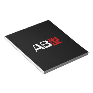 Blood Group AB Japanese Kanji Notepad