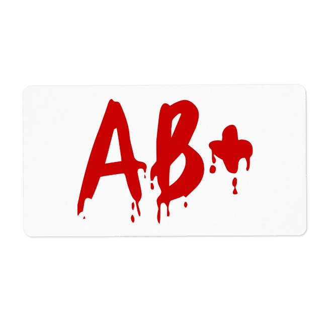 Blood Group AB+ Positive #Horror Hospital (Front)