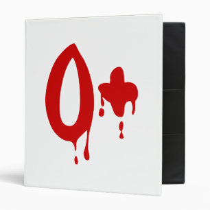 Blood Group O+ Positive #Horror Hospital Binder