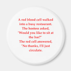 blood joke magnet