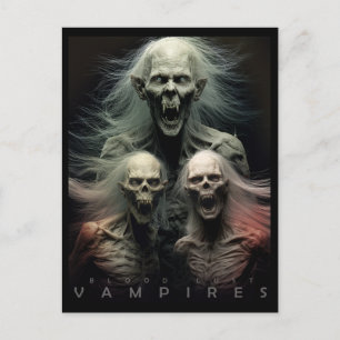 Blood Lust - Vampires Postcard