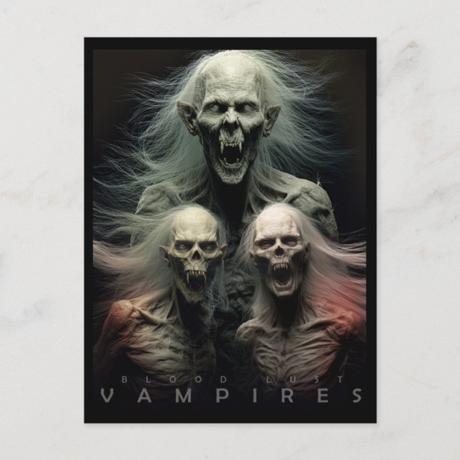 Blood Lust - Vampires Postcard (Front)