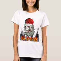 Blood Moon Bark – Zombie Dog Halloween Shirt