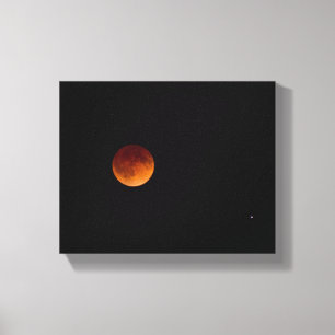 Blood Moon Canvas Print