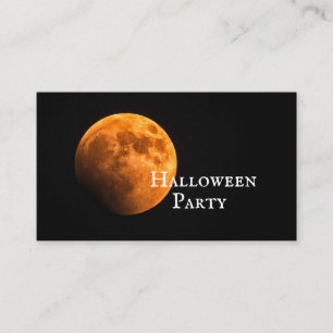 Blood Moon, Halloween Party Invitation