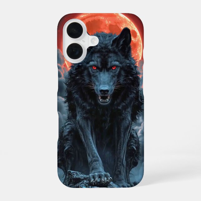 blood moon iPhone 16 case (Back)