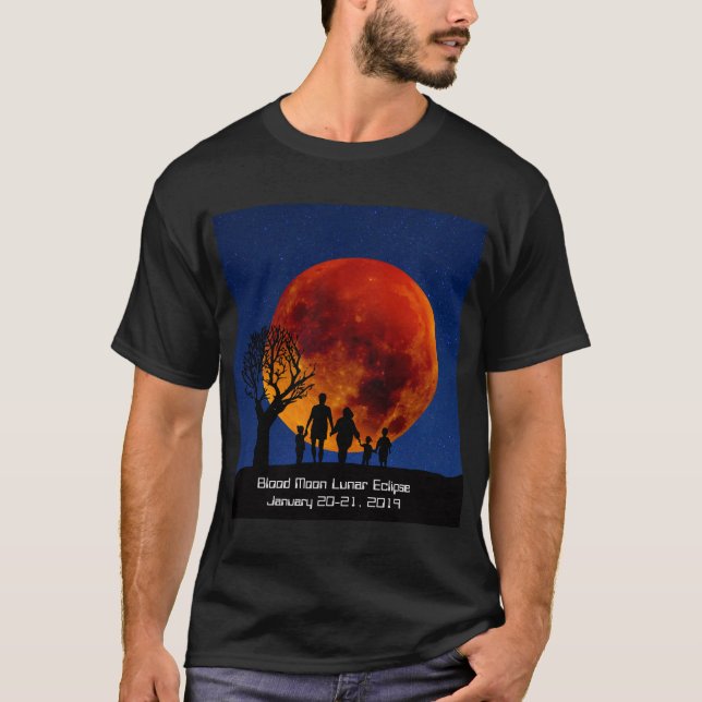 Blood Moon Lunar Eclipse 2019 T-Shirt (Front)