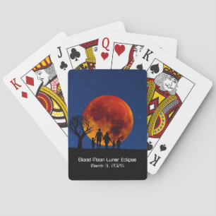 Blood Moon Lunar Eclipse 2026 Playing Cards