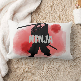 blood moon ninja (customize) lumbar pillow