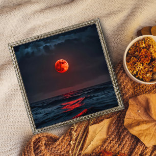 Blood Moon Reflection Photo Print