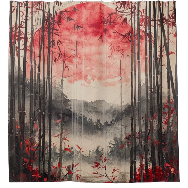 Blood Moon Sakura Ink Wash (1) (Front)