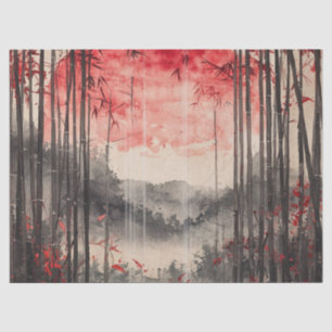 Blood Moon Sakura Ink Wash (1) Tissue Paper