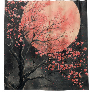 Blood Moon Sakura Ink Wash (2)