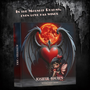 Blood Moon Valentine Fairy Binder
