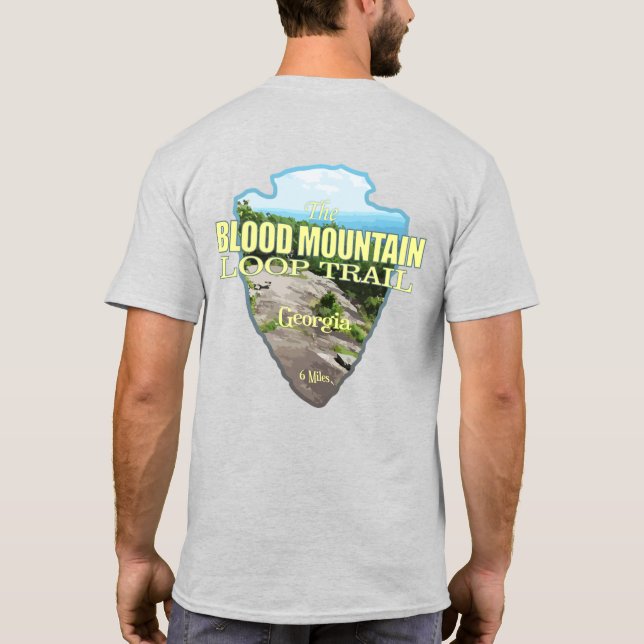 Blood Mountain Loop (arrowhead) T-Shirt (Back)