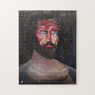 Blood of Christ Painting by Alfred Fox Jigsaw Puzzle