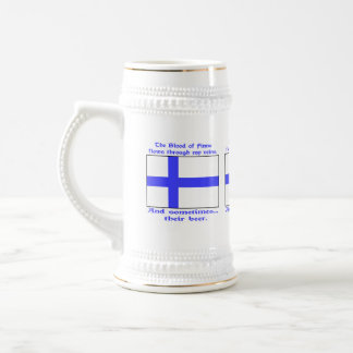 Blood of Finn's Flows Veins Sometimes Beer Stein