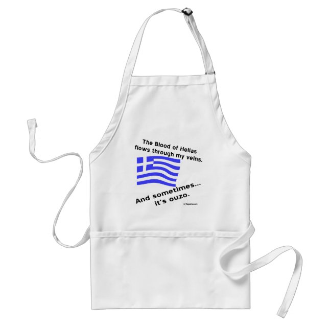 Blood of Hellas & Ouzo Standard Apron (Front)