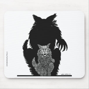 Blood On The Moon The Grimalkin Mouse Pad