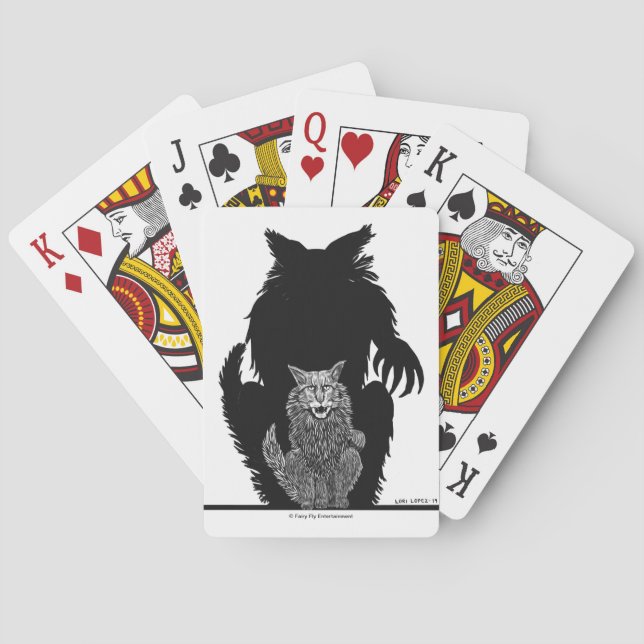 Blood On The Moon | The Grimalkin Playing Cards (Back)