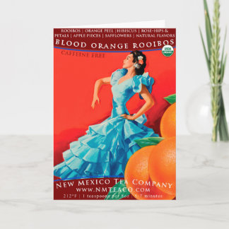 Blood Orange Rooibos Greeting Card