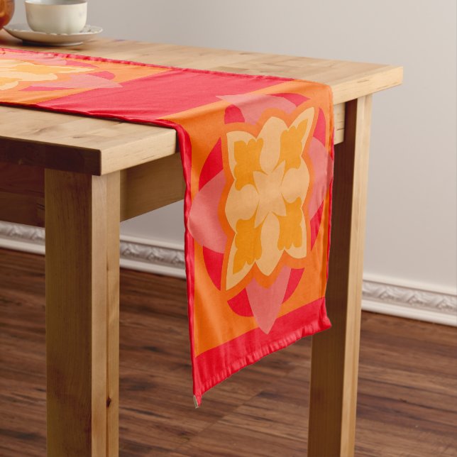 Blood Orange Short Table Runner (In Situ)