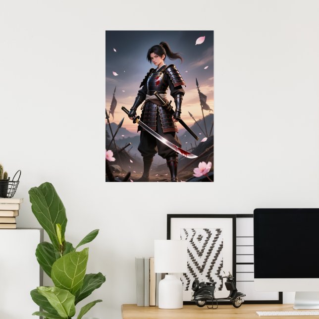 Blood Petals – The Black Samurai Poster (Home Office)