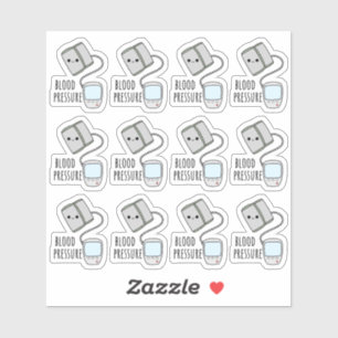 Blood Pressure Healthcare Tracking Write-on Labels