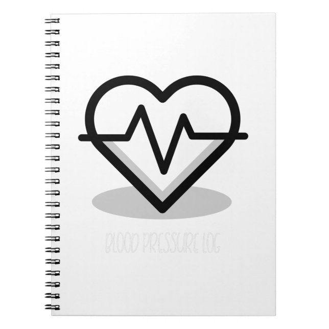 Blood Pressure Log Notebook (Front)
