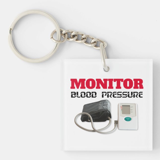 Blood pressure monitoring keychain (Front)