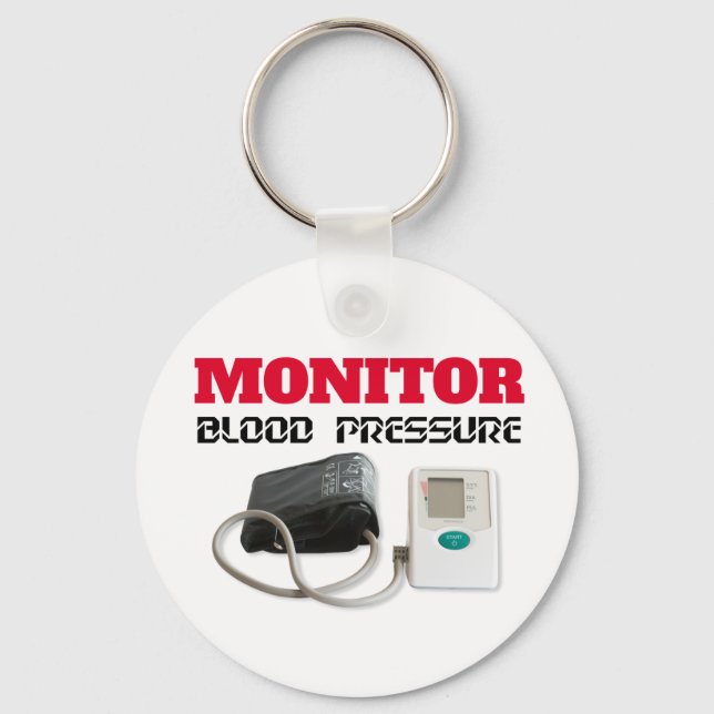 Blood pressure monitoring keychain (Front)