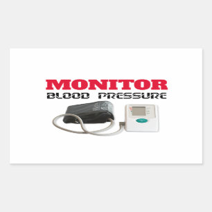 Blood pressure monitoring sticker