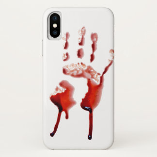Blood print iPhone x case