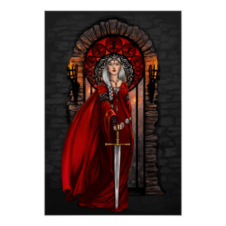 Blood Queen Enchantress Art Print
