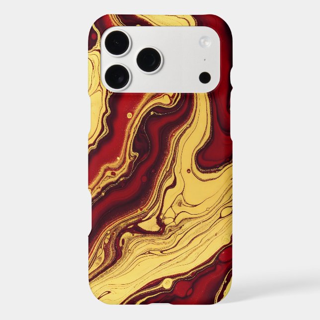 Blood Red and Gold mixture of colors (Back)