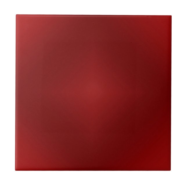 Blood Red Gradient - Customized Dark Red Template Tile (Front)