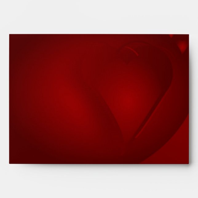 Blood Red Hearts Envelope (Front)