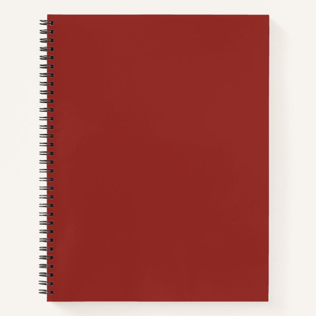 Blood Red Notebook (Front)