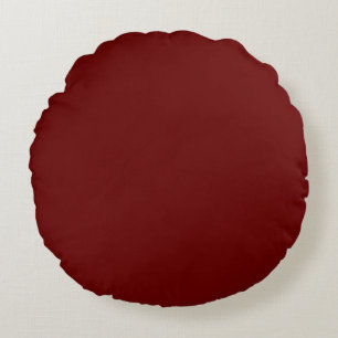 Blood Red Round Pillow