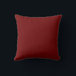 Blood Red Solid Blank Colour Throw Pillow<br><div class="desc">Black red modern abstract background.
Minimal,  luxurious,  royal colour that works well on various occasions.

#6D0000</div>