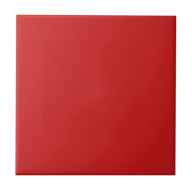 Blood Red Solid Color Tile (Front)