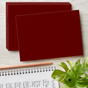 Blood red (solid colour) envelope