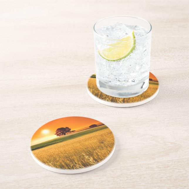 Blood-Red Sunset Coaster (Side)