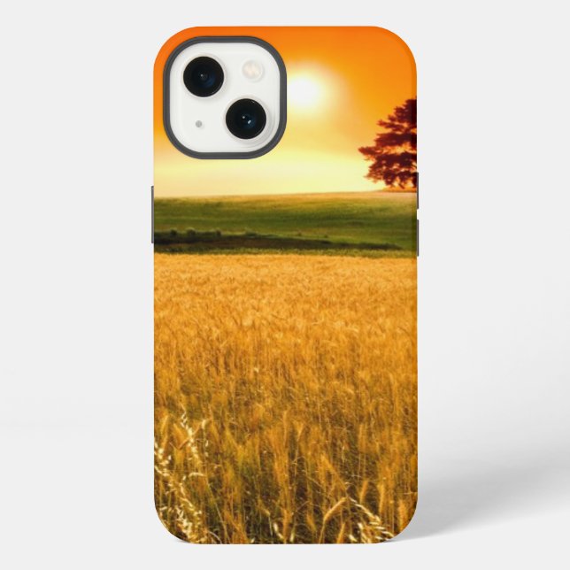 Blood-Red Sunset iPhone Case (Back)