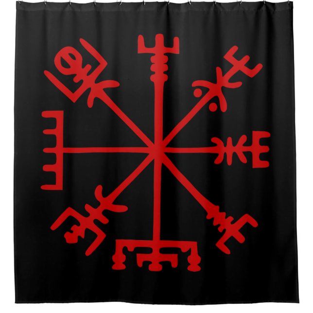 Blood Red Vegvísir (Viking Compass) (Front)